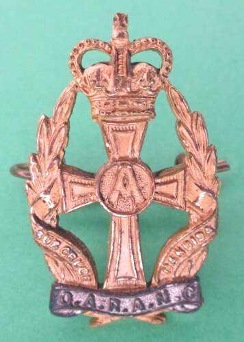 A Queen Alexandra's Royal Army Nursing Corps cap badge