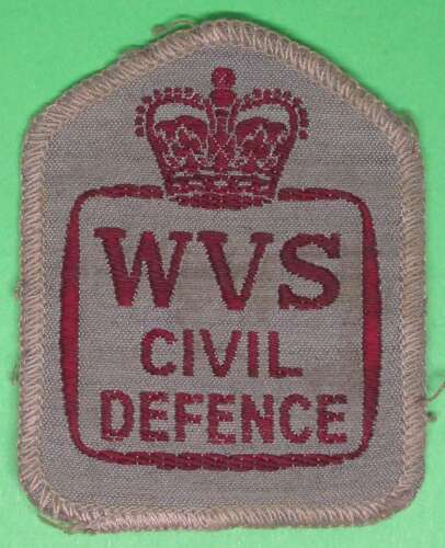 Women's Volunteer Service civil defence cloth badge