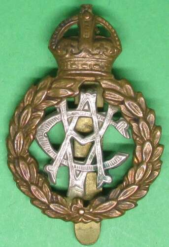 A WWI period British Army Veterinary Corps cap badge