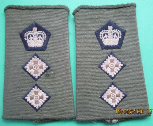 British Army Lieutenant colonel rank slides